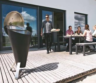 CONE - Holzkohle Grill mit innovativer Hitzeregulierung