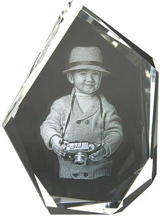 Geschenk für die Großeltern - Foto in 3D Glasoptik mit Ihrem Enkel