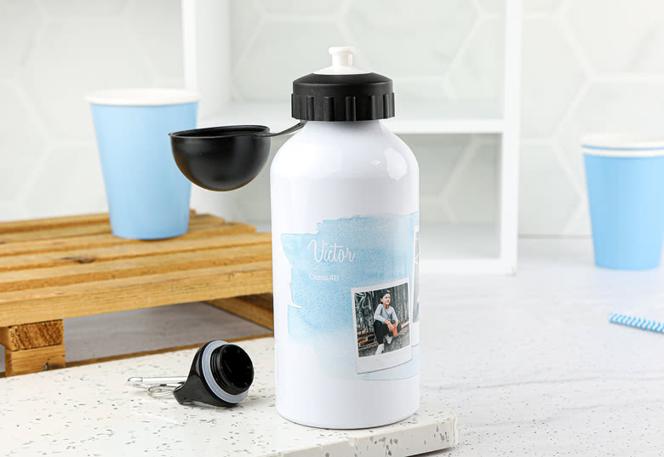 Sport Trinkflasche personalisiert mit Foto (500 ml)