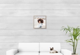 Bilderrahmen taupe 40 x 40 cm