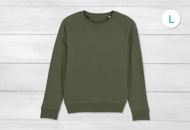 Sweatshirt Unisex Kaki L