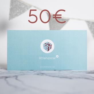 littlehipstar | Geschenk-Gutschein 50 €