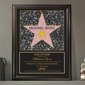 Star of Fame - personalisiertes Bild