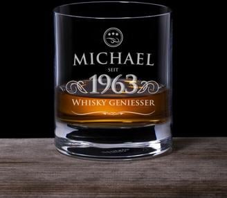 Personalisiertes Whiskyglas - Elegant