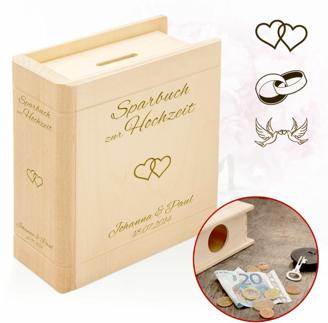 Personalisiertes Sparbuch zur Hochzeit