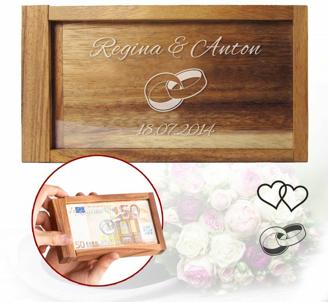 Magische Geldgeschenkbox zur Hochzeit