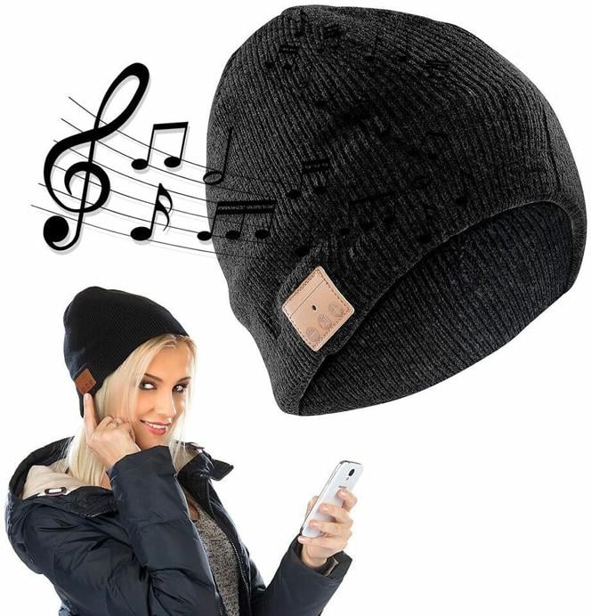 Bluetooth Beanie Mütze mit Kopfhörern