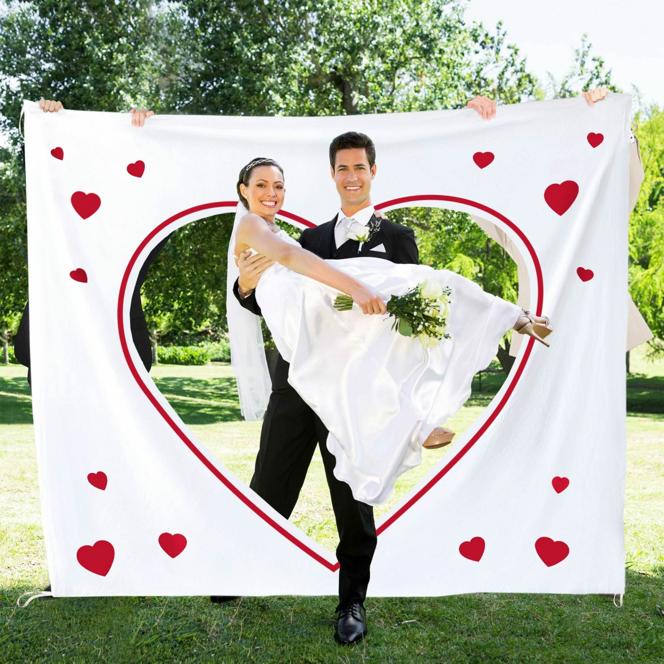 Hochzeitslaken Wortherz - zum Ausschneiden