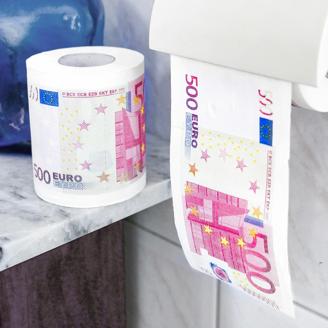 Geld Toilettenpapier - 500 Euro - 2er Set