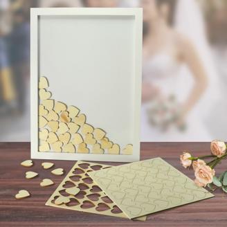 Bilderrahmen Gästebuch zur Hochzeit