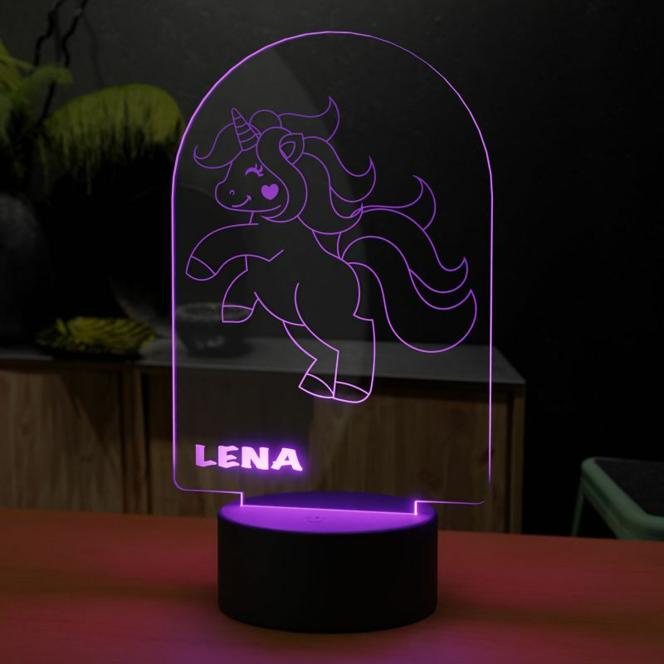 Acrylglas-LED Einhorn