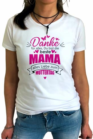 T-Shirt "Alles Liebe zum Muttertag"