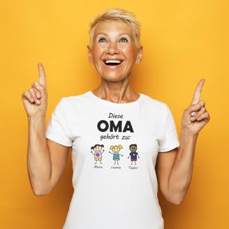 T-Shirt "Diese Oma gehört zu"