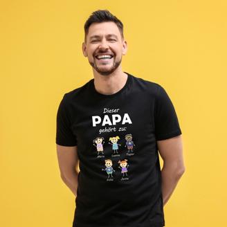 T-Shirt "Dieser Papa gehört zu"