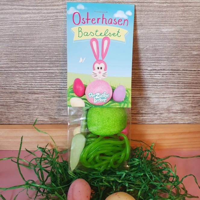 Osterhasen Bastelset Naschbeutel, Inhalt 0,045kg
