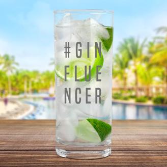 GIN Glas Ginfluencer clean