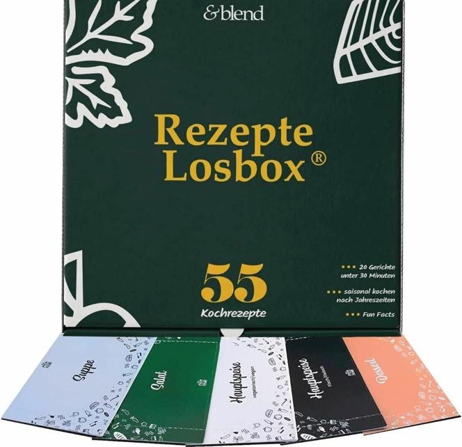 Rezepte Losbox® mit 55 Rezepten zum Kochen