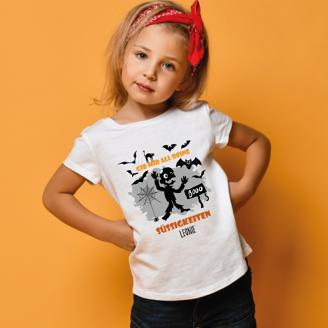 Kinder T-Shirt "Gib mir all deine Süßigkeiten" - personalisiert