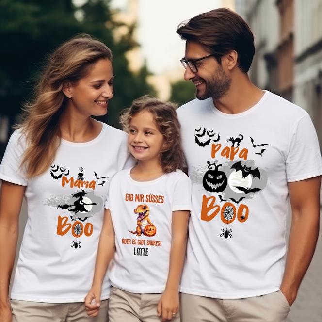 Familien T-Shirt Set - Halloween 