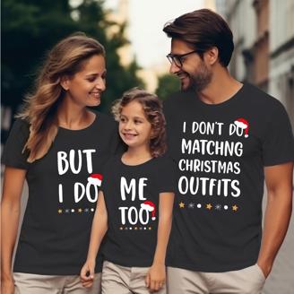 Familien T-Shirt Set - "Matching Christmas Outfit"