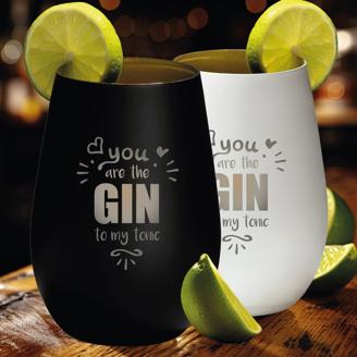 Ginglas- "you are the GIN to my Tonic"