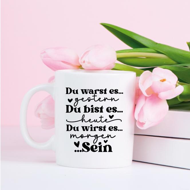 Tasse "Du bist es"