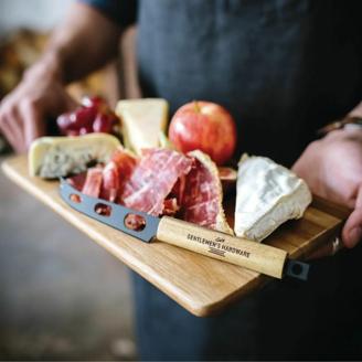 Käse & Wein Set mit Messer und Flaschenöffner