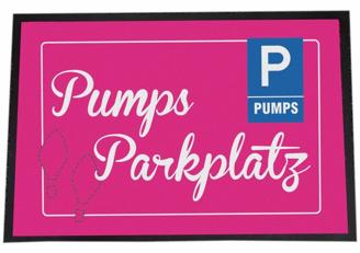 Fußmatte "Pumps-Parkplatz"