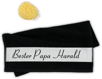 Handtuch "Bester Papa" - personalisiert