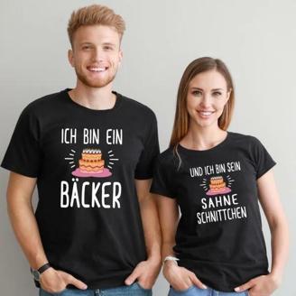 Partner T-Shirts - Ich bin ein Bäcker