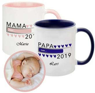 Tasse - Werdende Eltern mit Personalisierung