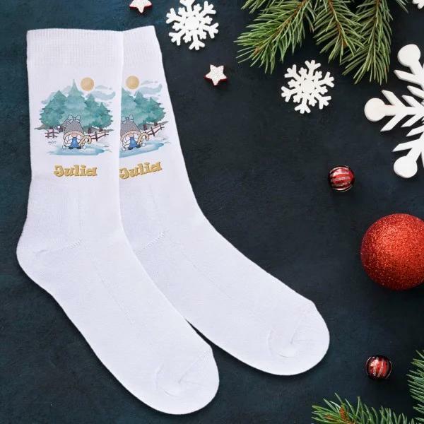 Personalisierbare Weihnachtswichtel - Socken