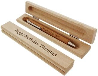Holz-Kugelschreiber mit Gravur