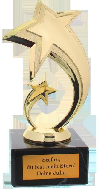Der pers�nliche Star Award mit Gravur