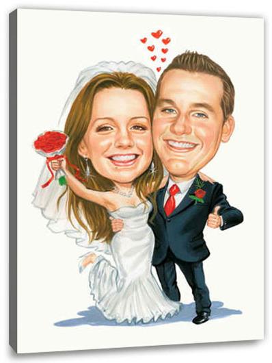 Karikatur vom Foto - Getraut (cju363)