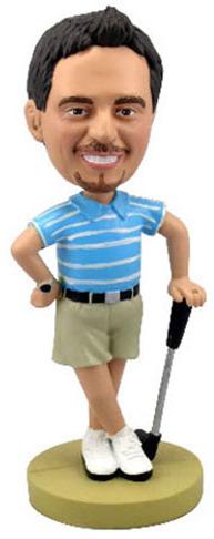 3D-Comicfigur vom Foto - Stolzer Golfer (QM-3086)