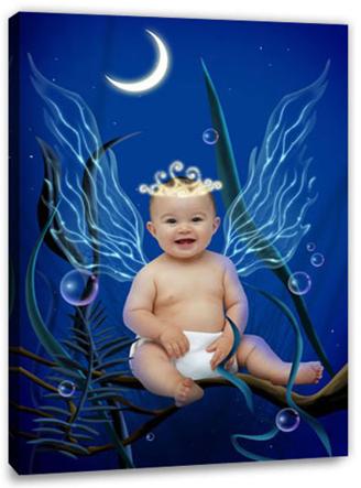 Fantasie-Portrait - Blue Baby