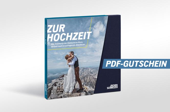 Geschenkbox Zur Hochzeit für Zwei - Wertgutschein als PDF