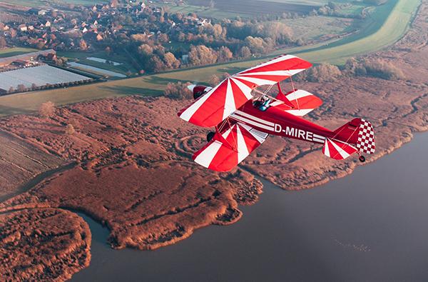 Doppeldecker Rundflug über Hamburg