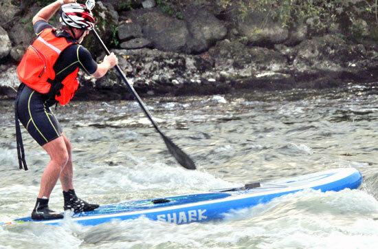 SUP-Rafting auf der Mur