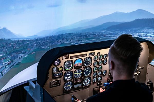 Flugsimulator Raum Karlsruhe (60 Minuten)