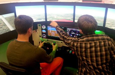 Flugsimulator Cessna 182 in Dortmund