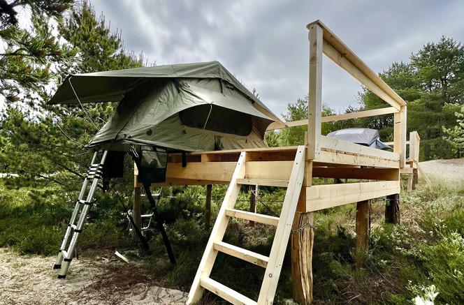 Außergewöhnlich Übernachten im Dachzelt Amrum für 2