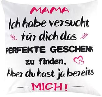 Rebundex Geburtstagsgeschenk für Mama Mama Geschenk Geburtstag Mutter Geschenke Beste Mama Geschenk Kissenbezug Personalisiert 45cm*45cm (45 x 45cm)