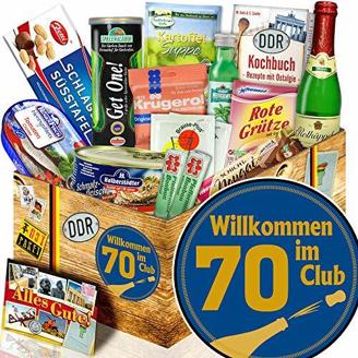 Wilkommen im Club 70 ++ DDR Spezialitäten ++ Geschenke zum 70. Geburtstag
