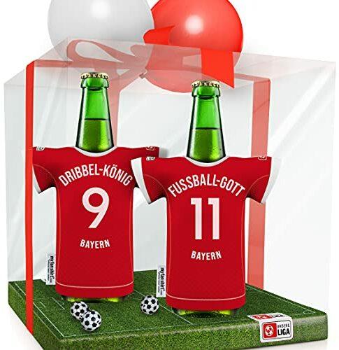 Bayern Trikot-Kühler Fanartikel Fan-Edition | Home Überraschung | Passend für Bayern München-Fanartikel | Mann Freund Bruder Fußball-Fan Runder Geburtstag-Geschenk Trikotkühler by MYFANSHIRT