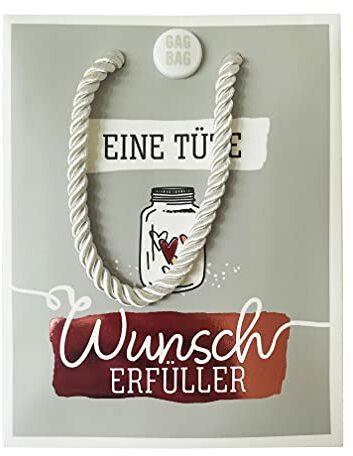MUSIK-Geschenktüte für Gutscheine, beim ÖFFNEN der Tasche hört man den Song "It´s a beautiful day", tolle Überraschung, GagBag von bentino