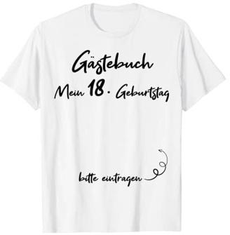 18. Geburtstag Junge Mädchen 18 Jahre 2005 Lustig Geschenk T-Shirt