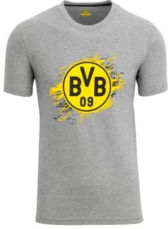 BVB T-Shirt Logo grau Gr. M