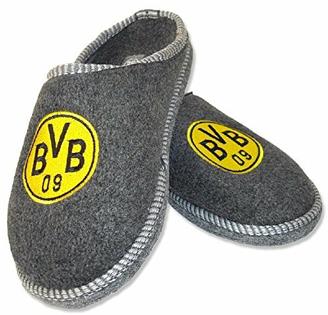 BVB 09 Borussia Dortmund Filzpantoffeln Gr. 42/43 Hausschuhe Pantoffeln 15987909